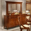Буфет с зеркалом "Фирензе" Орех 802-803  купить в интернет магазине Мебель из массива. Звоните +7 495 961-63-63 Буфеты из массива дерева